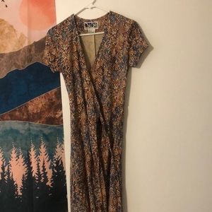 Diane Von Furstenberg Snakeprint Python Wrap Dress